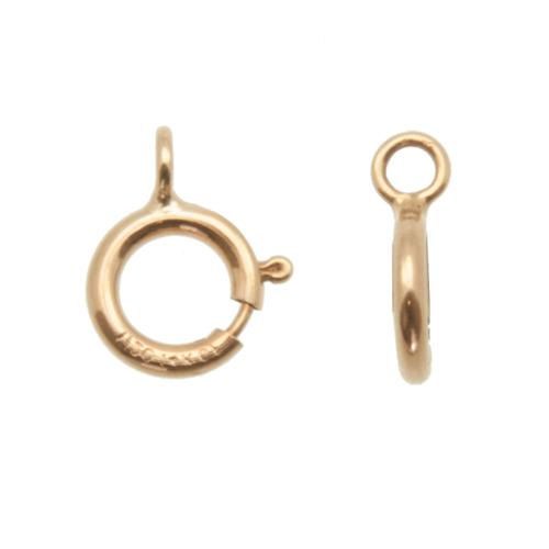 federringverschluss rose gold-filled 5.5mm | 4st
