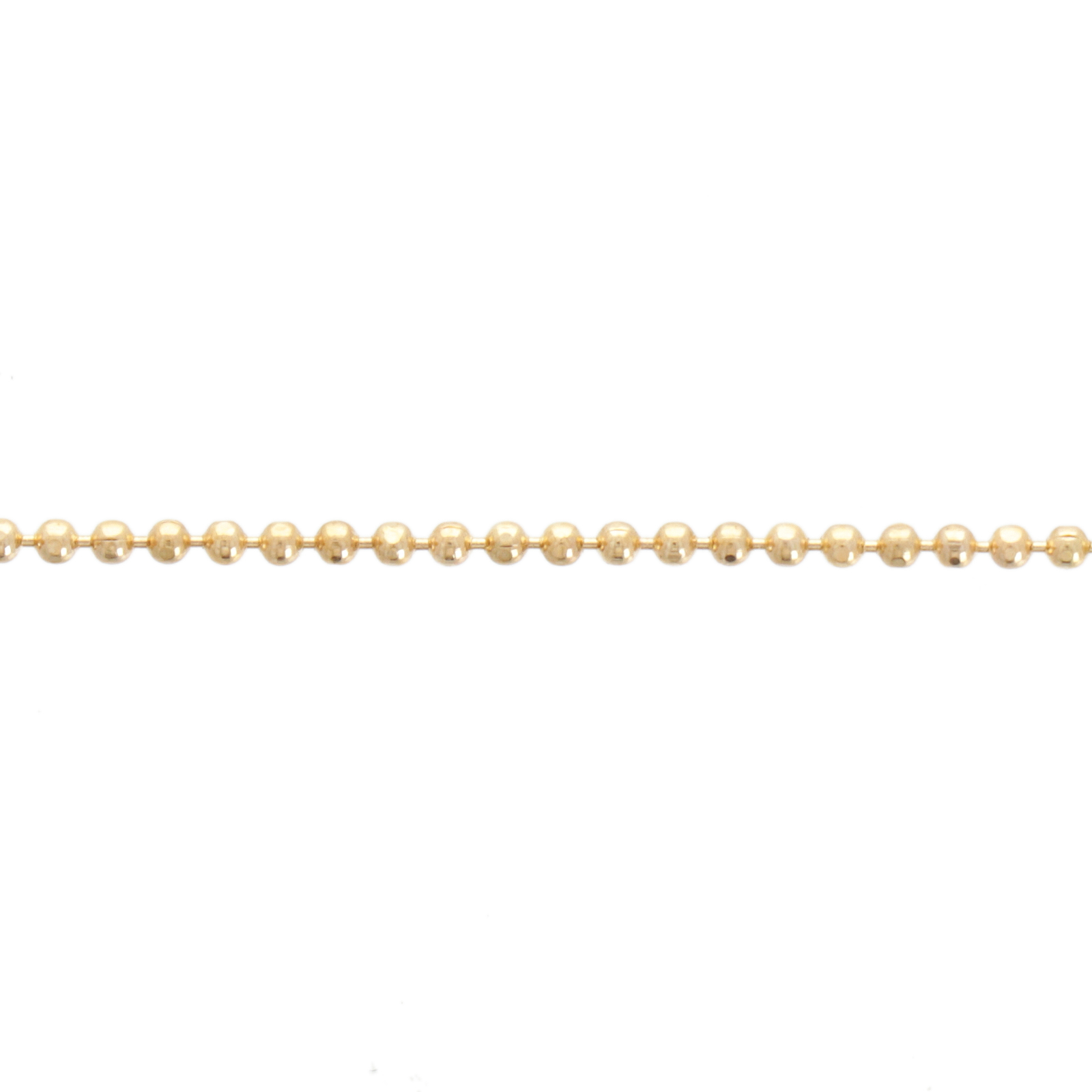 light gold ball chain 1,5mm | 1mt