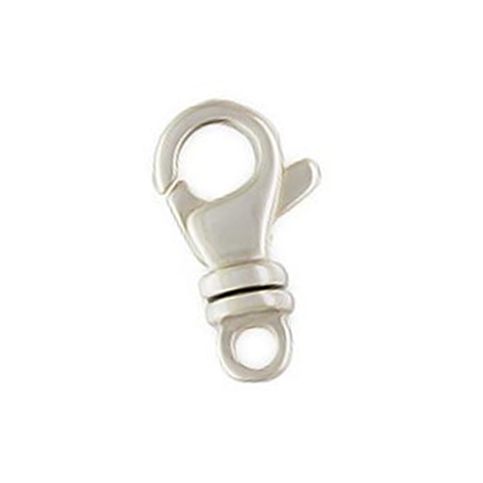 sterling silver rotating trigger clasp 12mm | 1pc