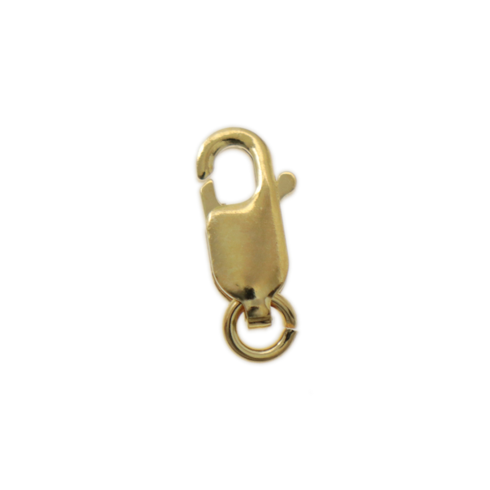 sterling silver gold plated lobster clasp 10mm | 1pc
