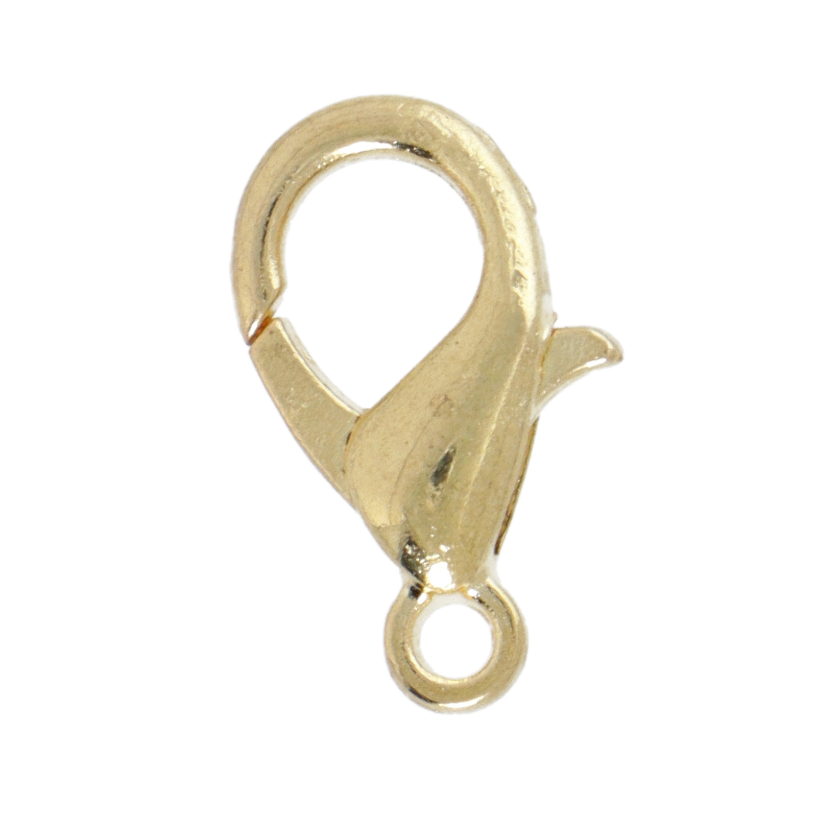 gold plated trigger clasp 15x8mm | 8pc