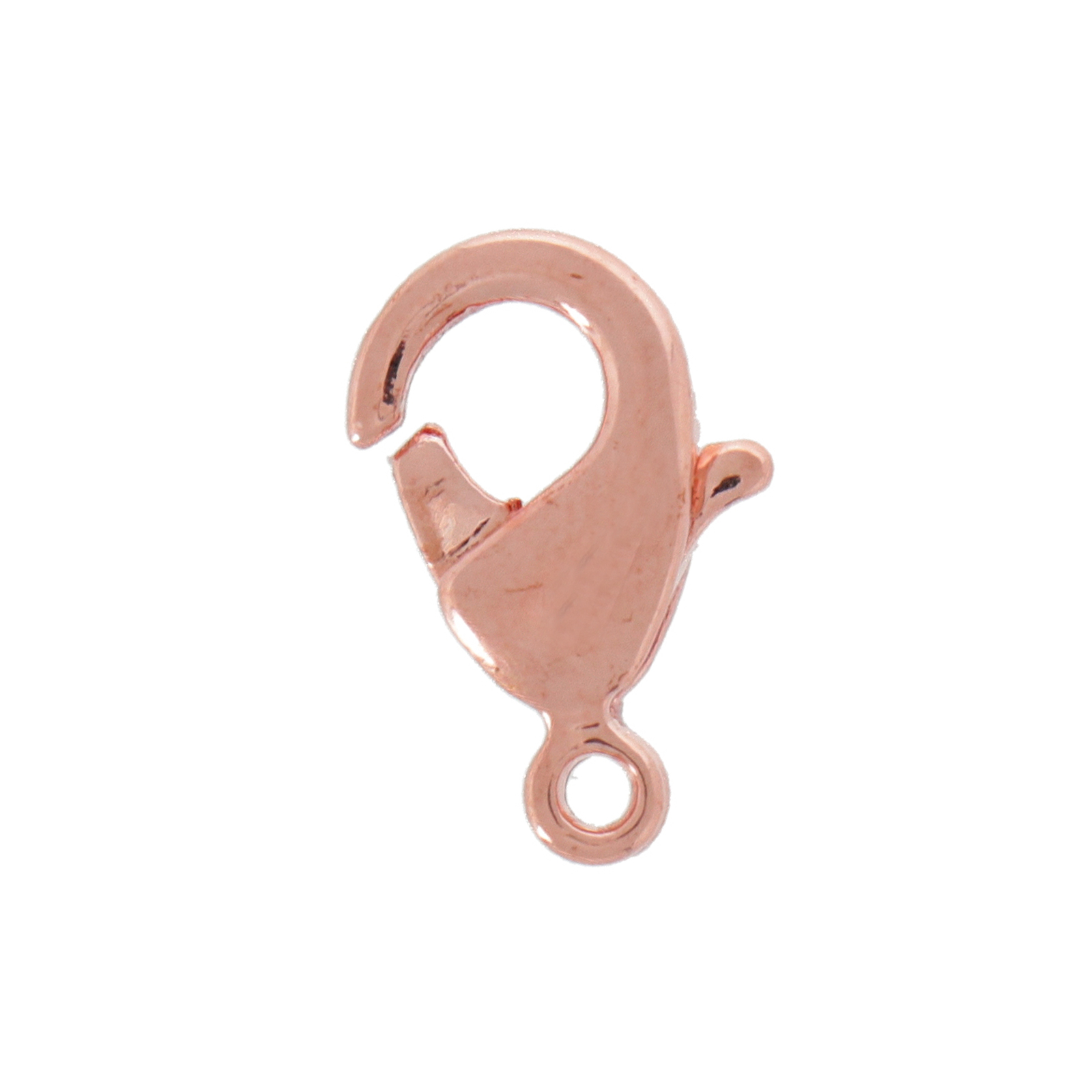 karabinerverschluss rose gold 12x6mm | 10st