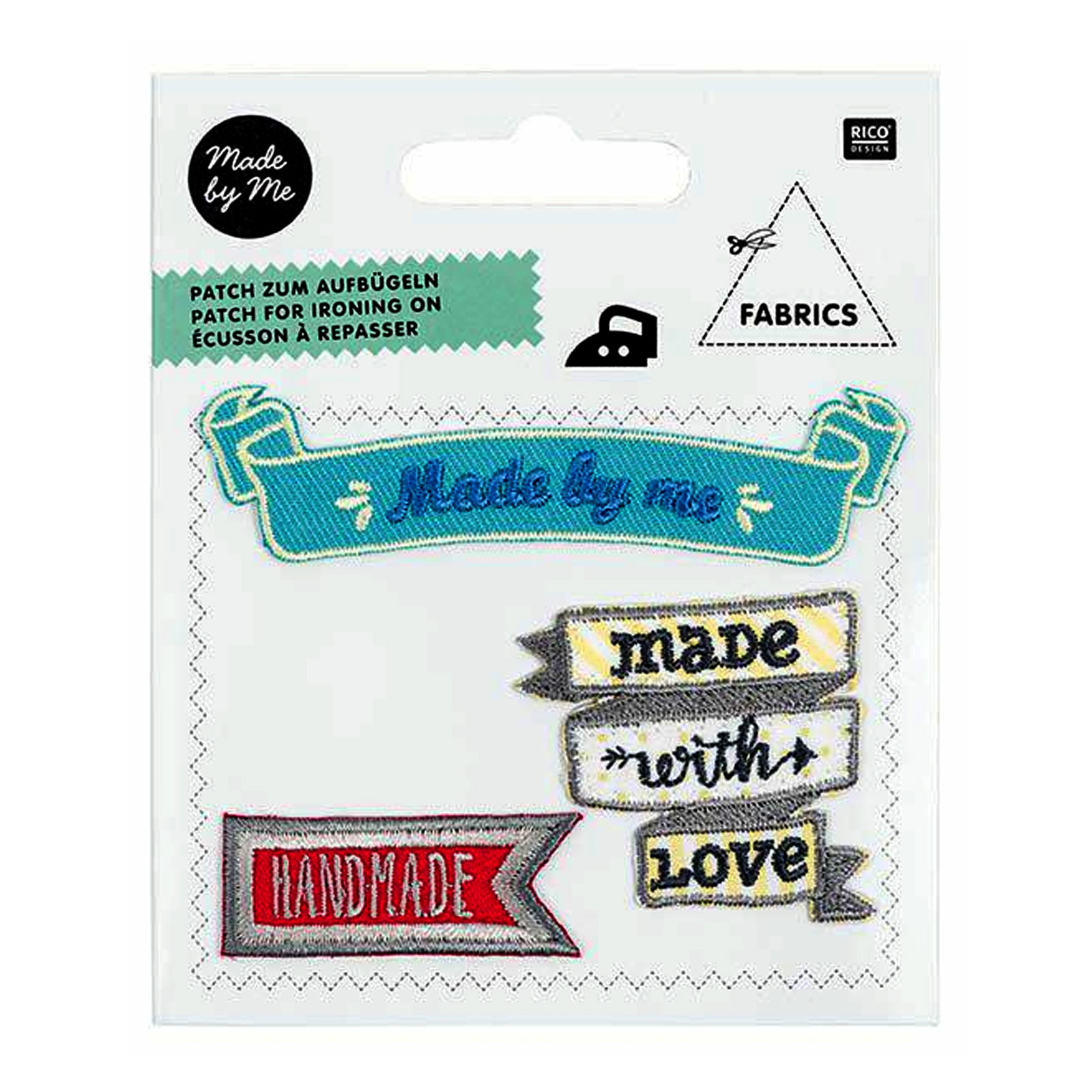 iron-on patch labels 3pc | 1pc