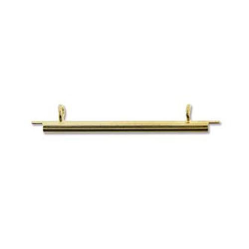 gold plated miyuki slide tube 35mm | 2pc