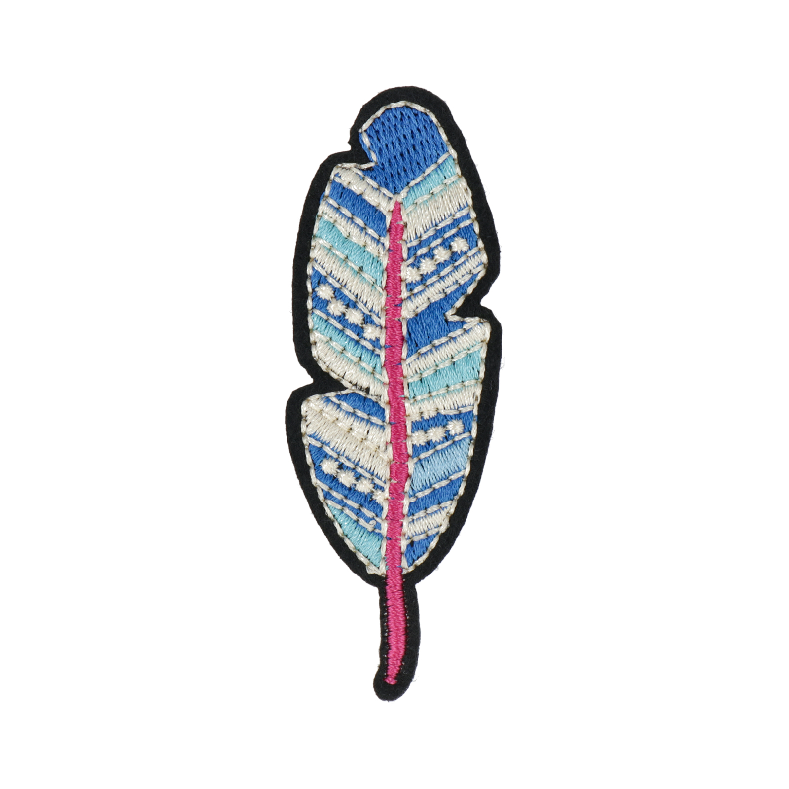 iron-on patch feather 75x26mm 1pc | 1pc