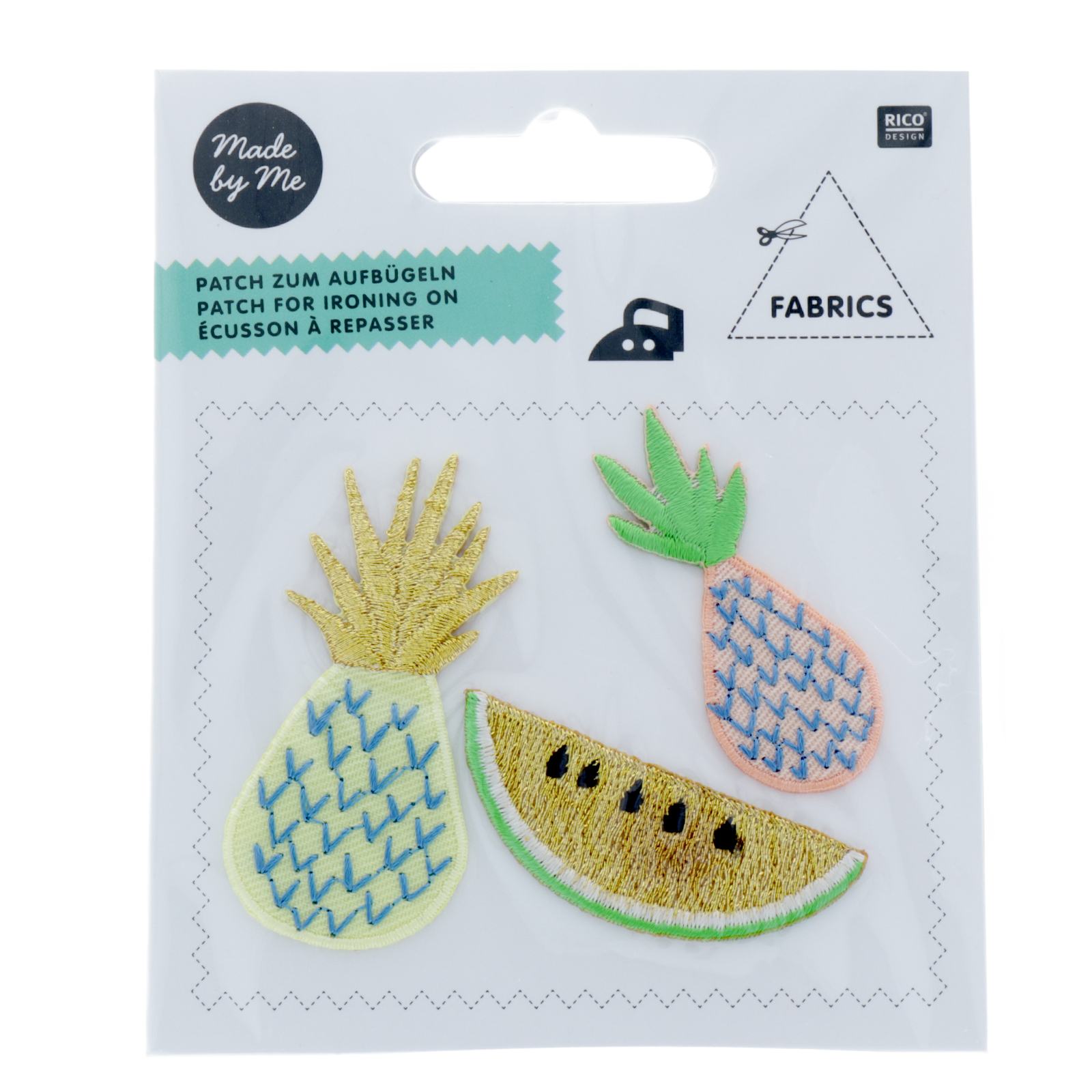 iron-on patch tropical spring 3pc | 1pc