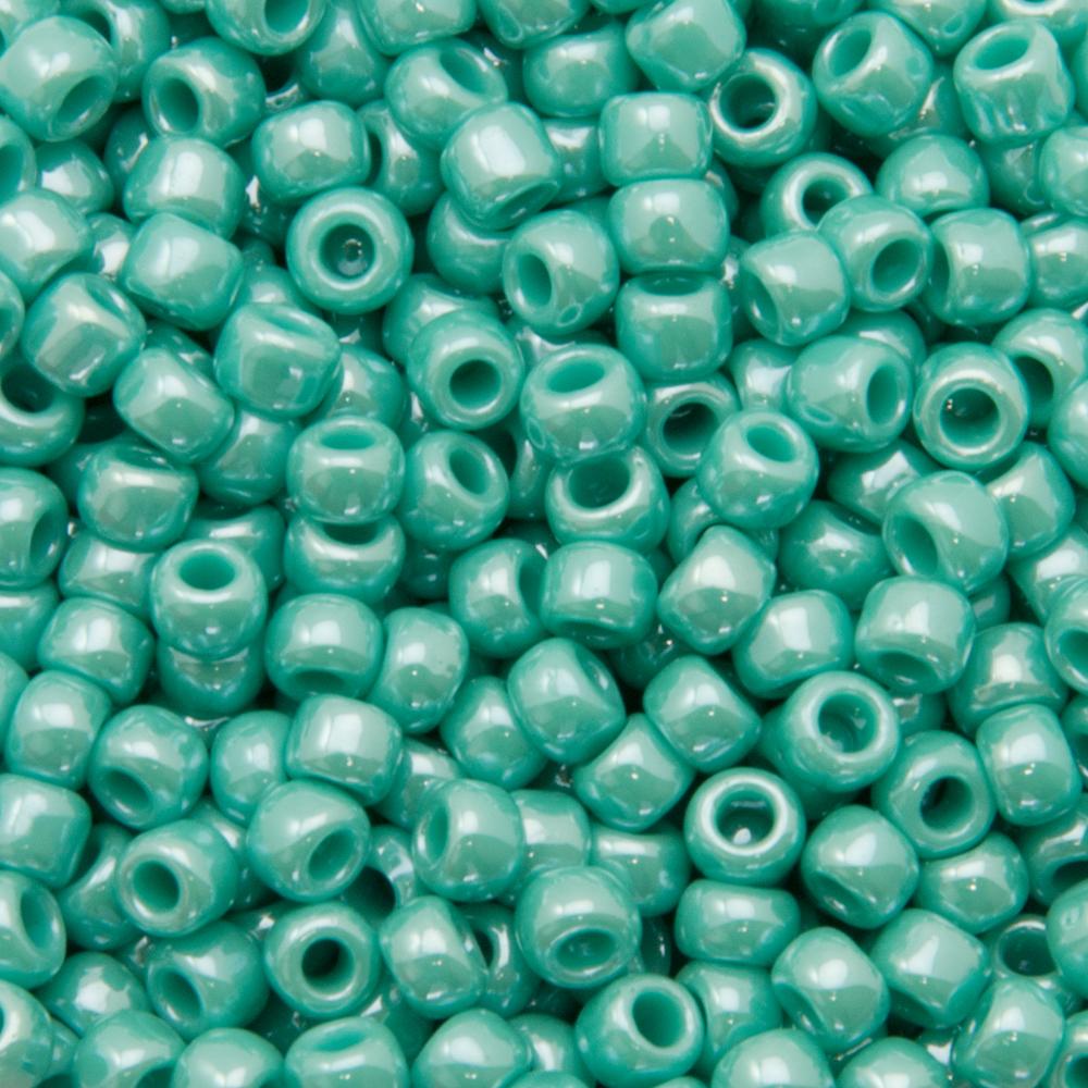 rocaille toho seed beads 6/0 - opaque lustered turquoise (132) | 10gr