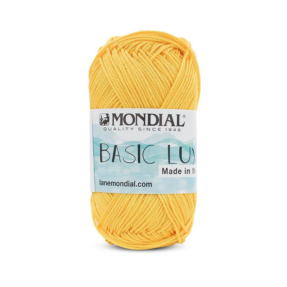 basic lux mondial - medium yellow (509) - 50gr (120mt) | 1pc