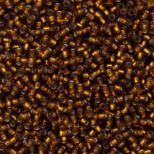 saatperlen toho 15/0 silver-lined smoky topaz (34) | 10gr