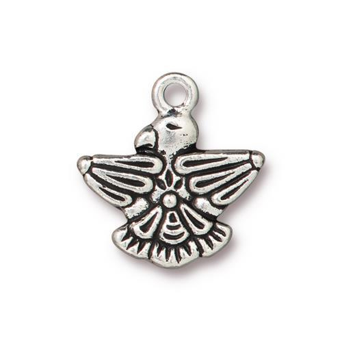anhänger thunderbird antik versilbert 18mm | 1st