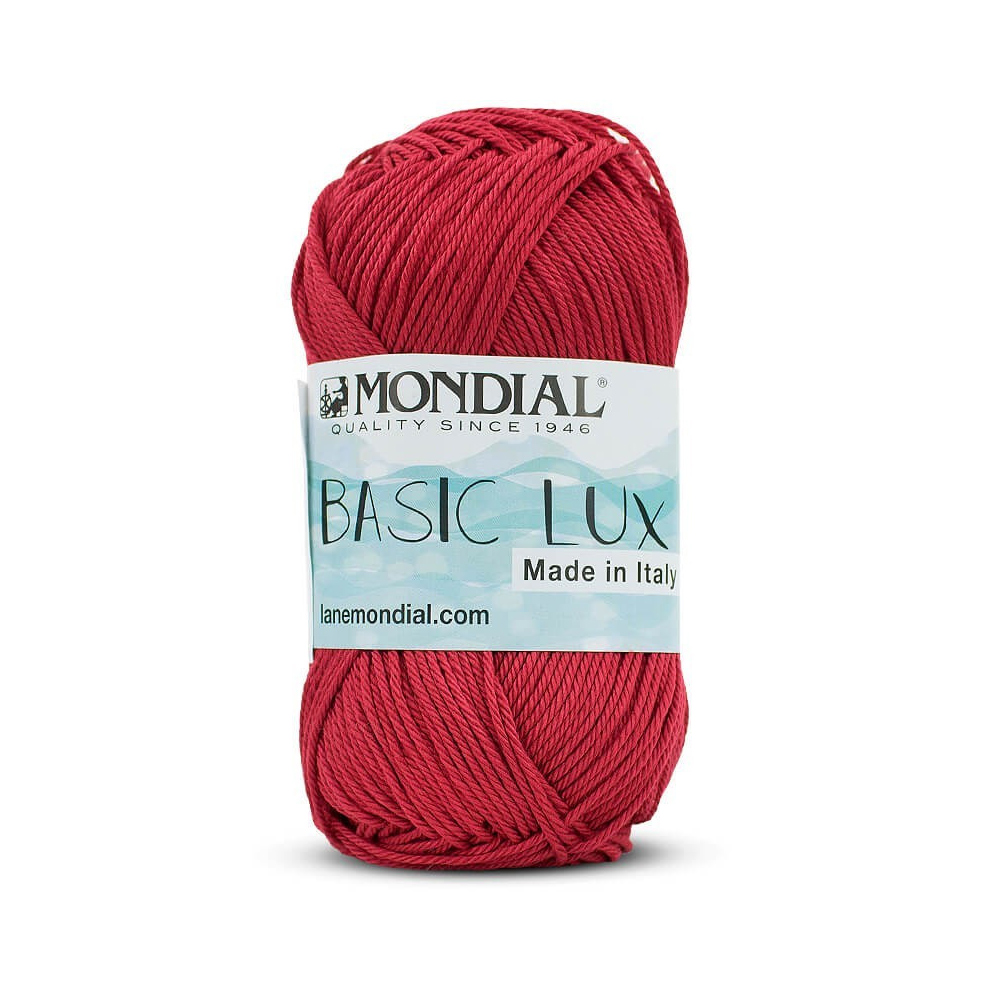 basic lux mondial - pompei red (820) - 50gr (120mt) | 1pc