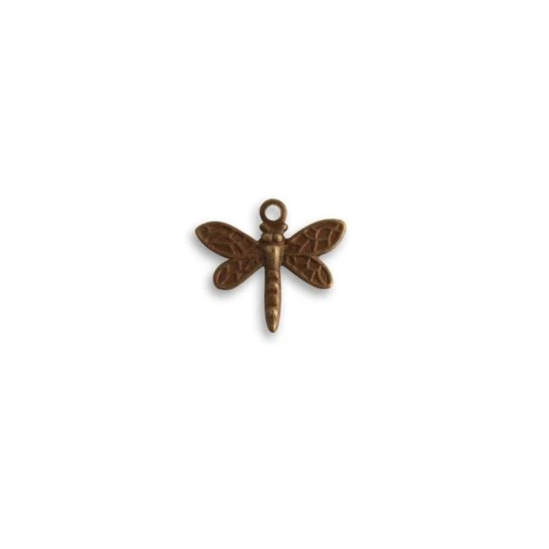 anhänger libelle vintaj natürliche messing vintaj 13x12mm | 1st