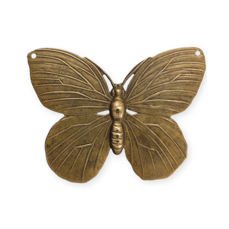 anhänger schmetterling vintaj natürliche messing vintaj 50x40mm | 1st