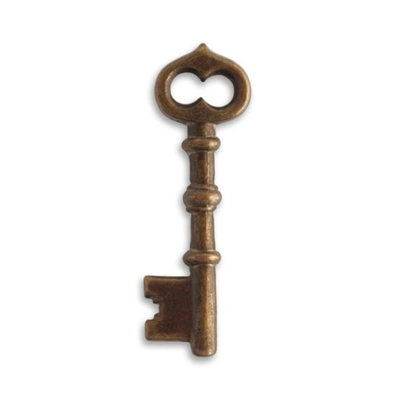 anhänger schlüssel vintaj natürliche messing vintaj 43x13mm | 1st