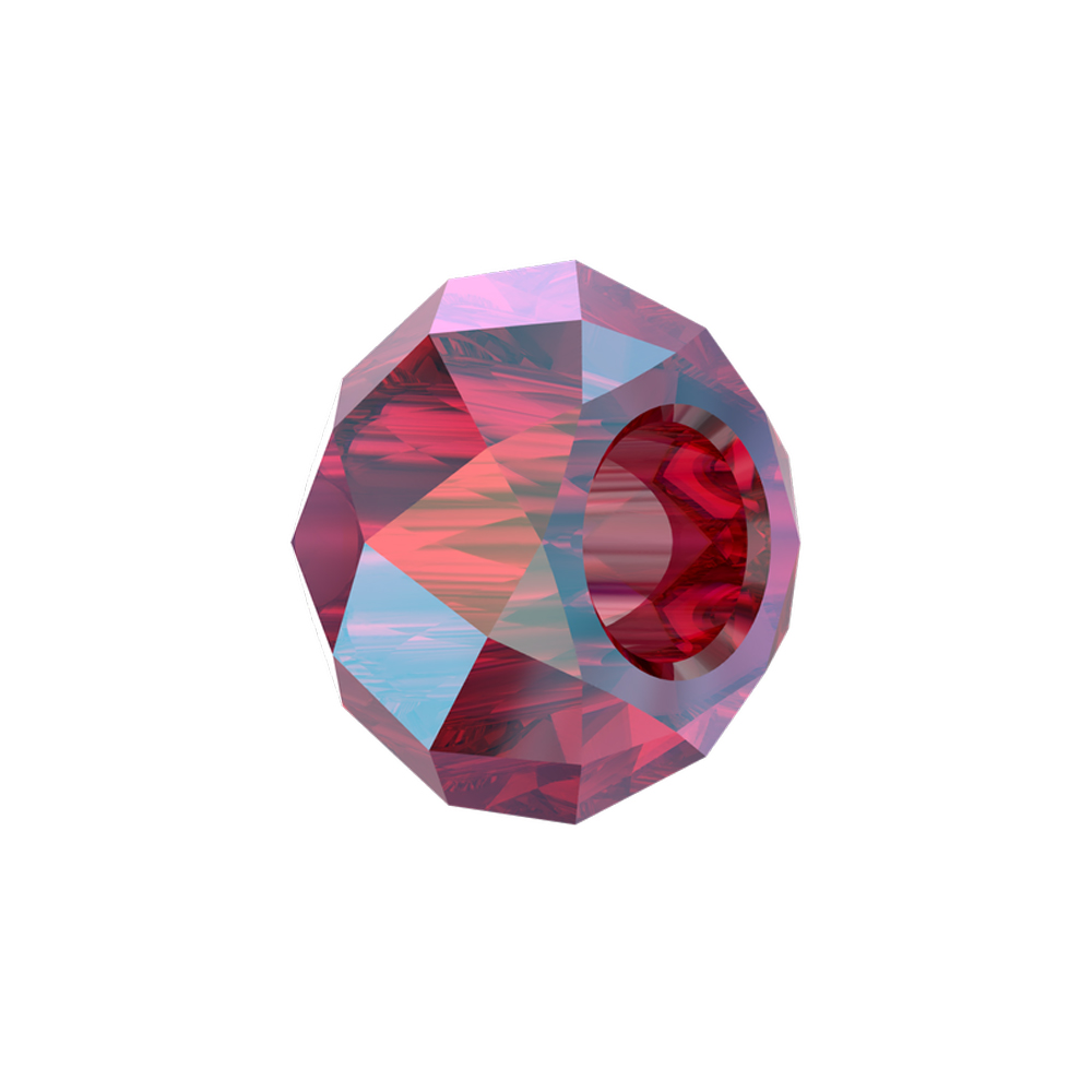 briolette xl hole (5042) scarlet shimmer 2x 8mm | 2pc