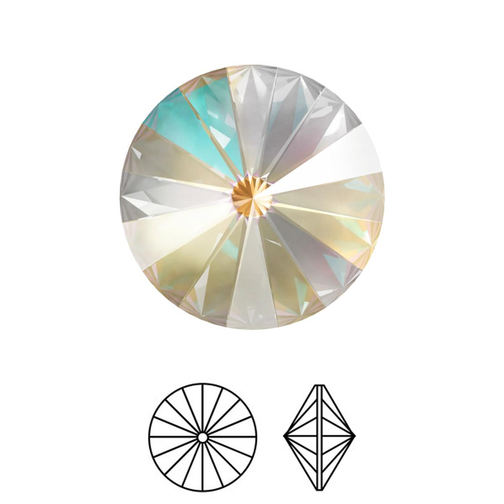 rivoli (1122) crystal serene grey delite 14mm | 2st