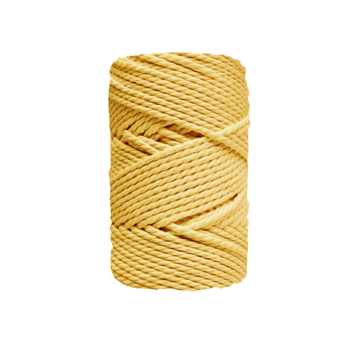 3ply macramé cord casasol - light yellow 5mm - 650gr (50mt) | 1pc