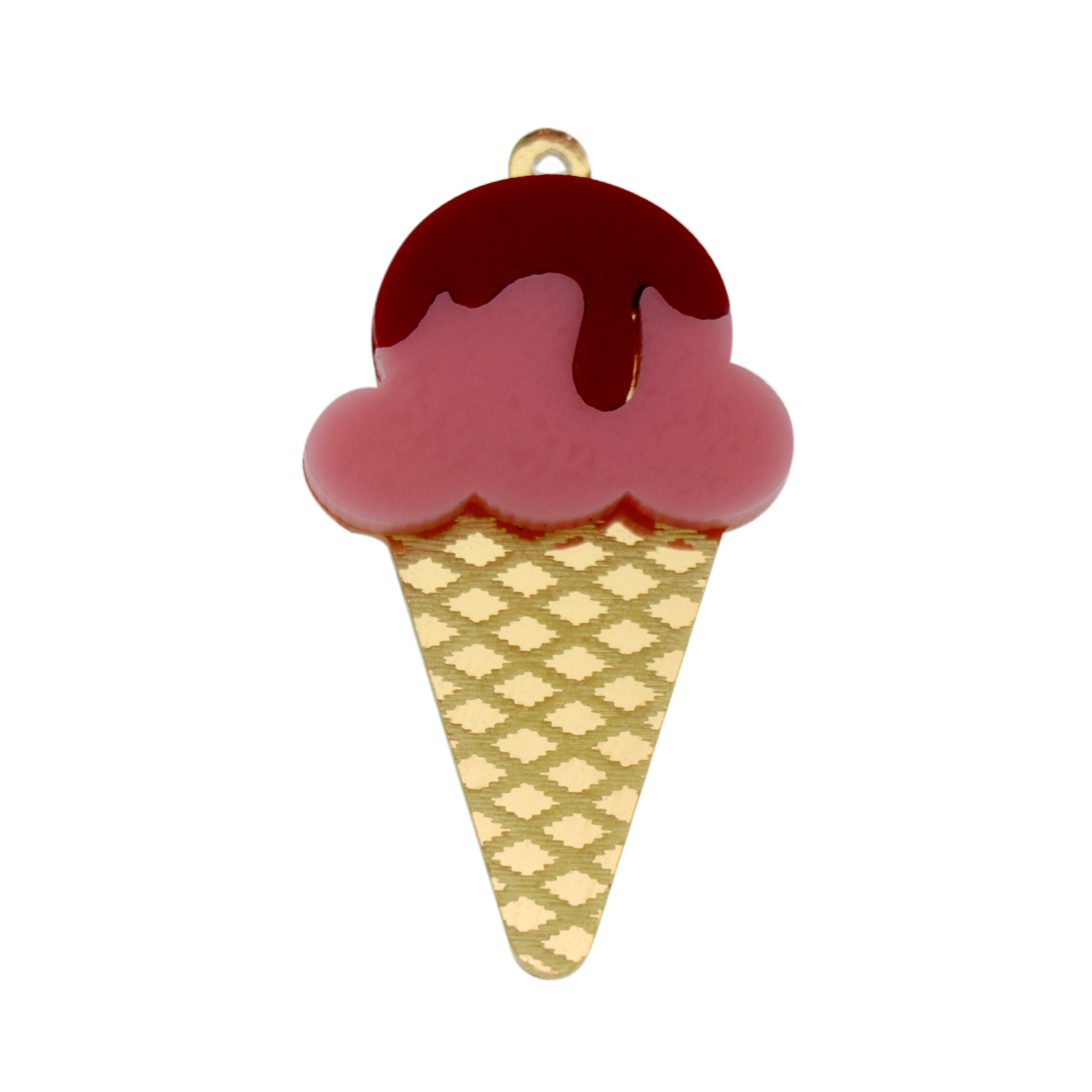 eiscreme aus plexiglas multicolor 45x27mm | 1st