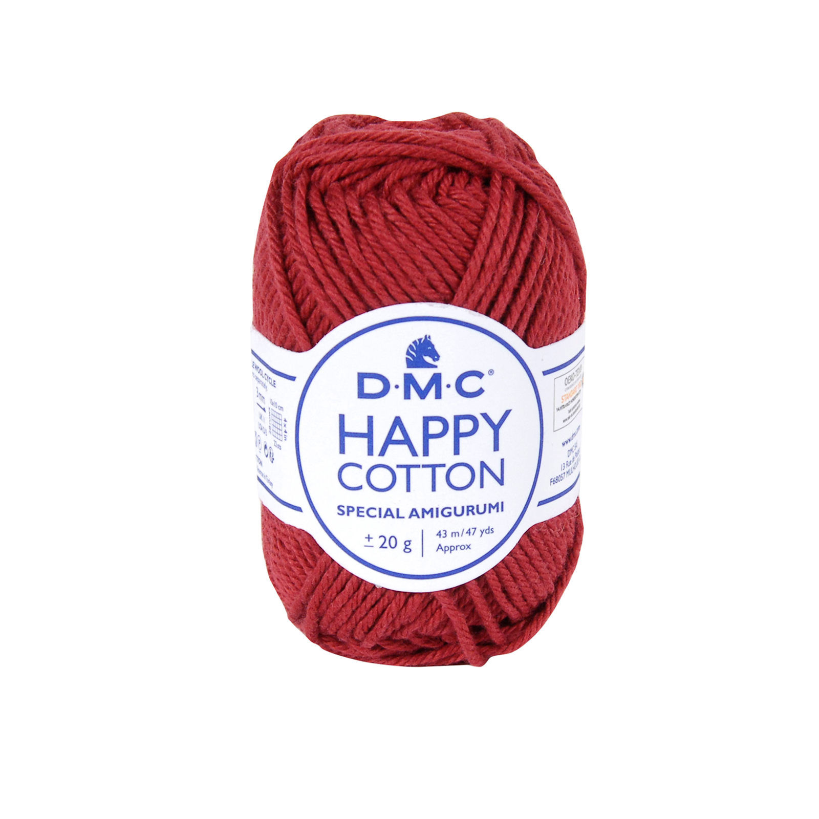 happy cotton amigurumi dmc - bordeaux (791) - 20gr (43mt) | 1pc