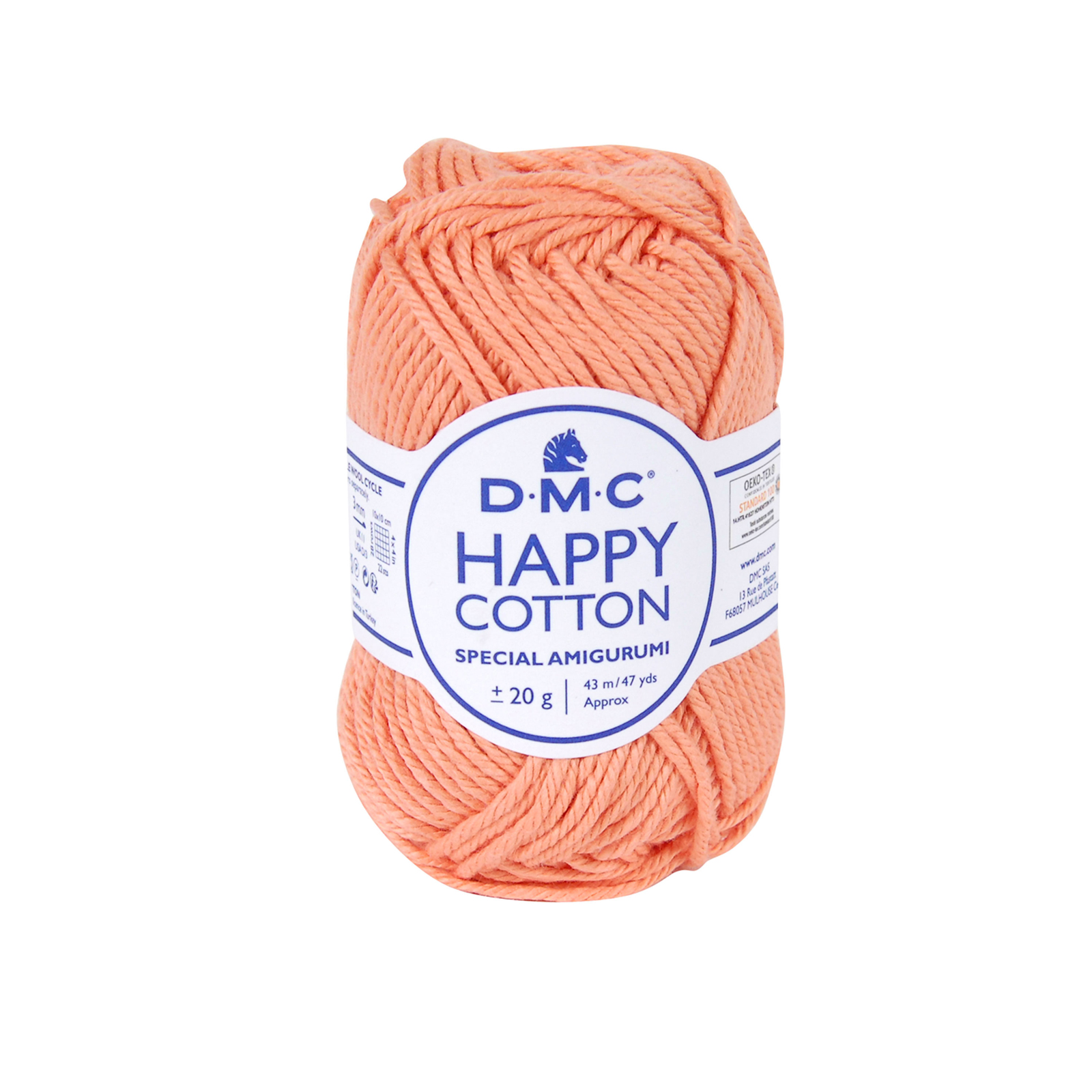 happy cotton amigurumi dmc - coral (793) - 20gr (43mt) | 1pc