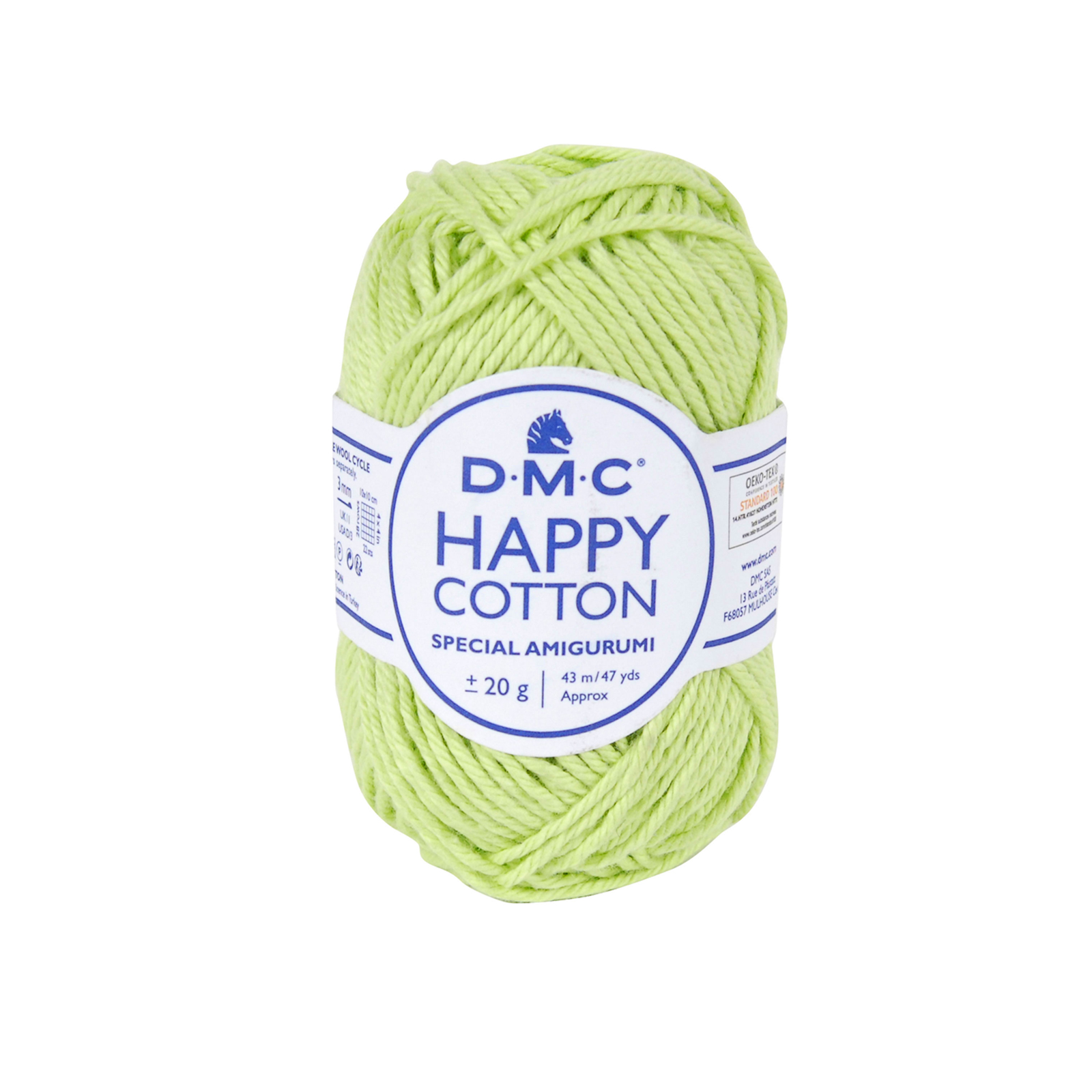 happy cotton amigurumi dmc - lime (779) - 20gr (43mt) | 1pc