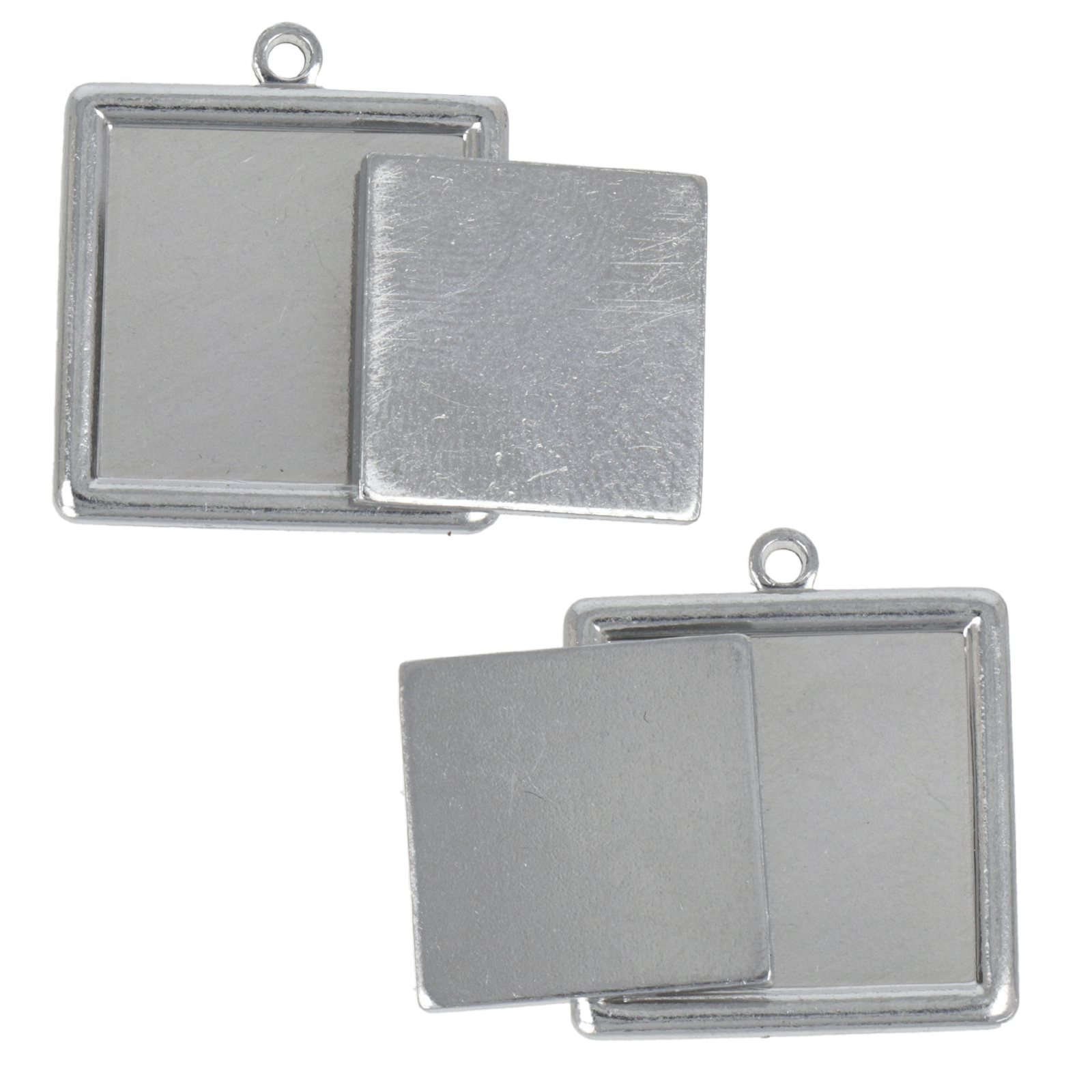 premium blanks aluminium square 15mm with frame 20mm | 2pc