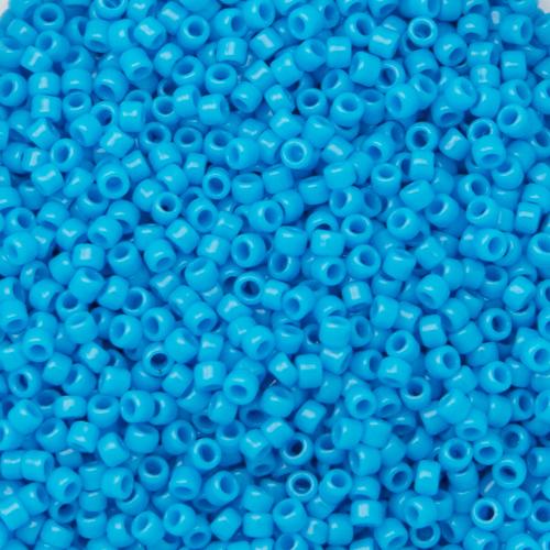 saatperlen toho 15/0 opaque cornflower (43d) | 10gr