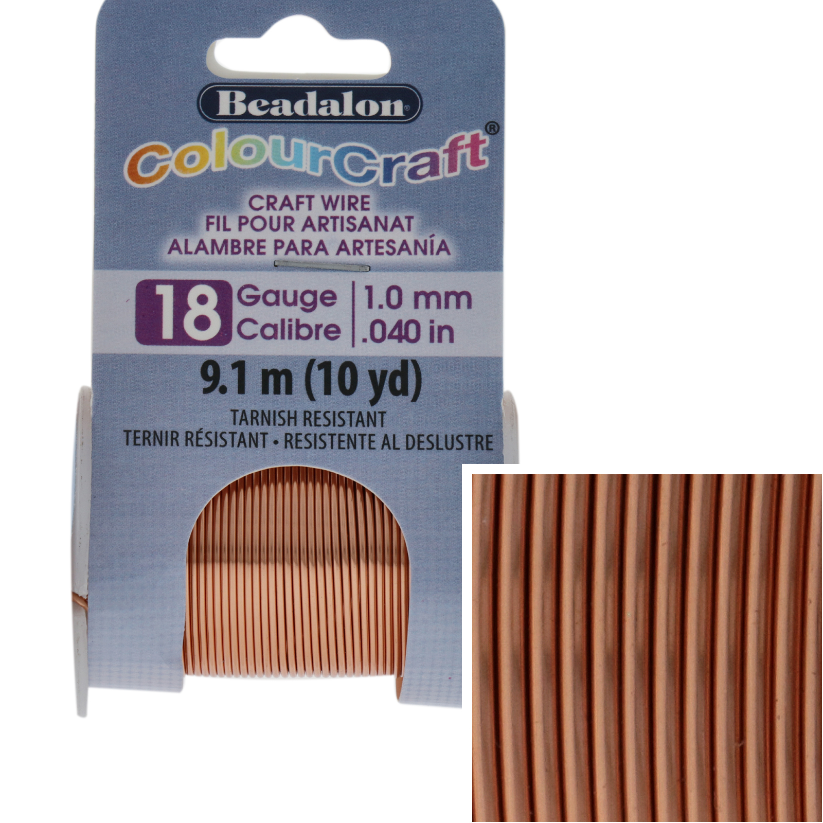 colourcraft wire copper - durchmesser 1,02mm - spule 9,14mt | 1st
