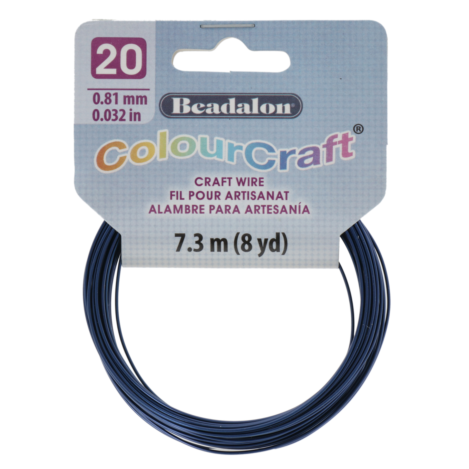 dark blue colourcraft - diameter 0,81mm - 7,3mt spool | 1pc