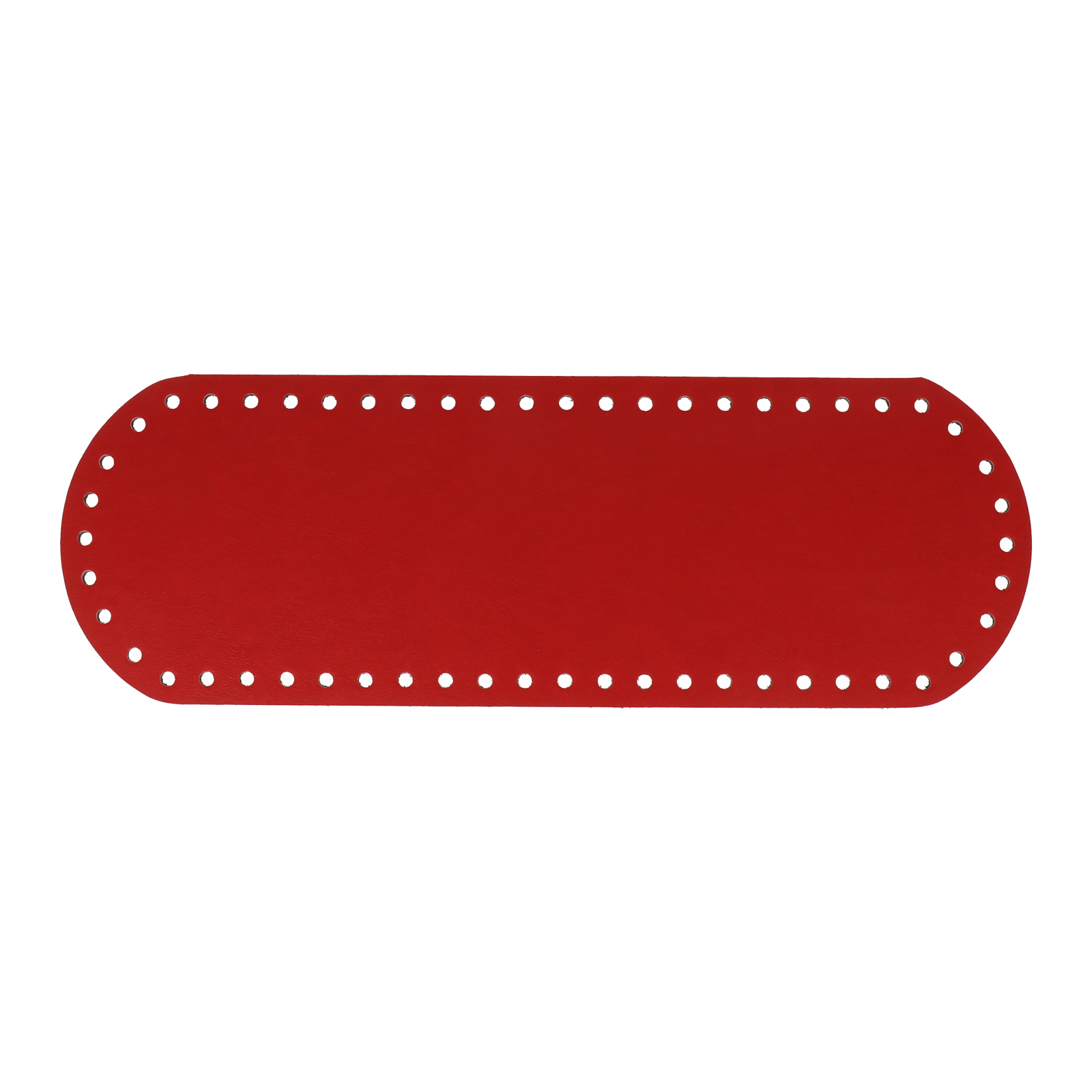 pu leather bottom bag red 30x10cm | 1pc
