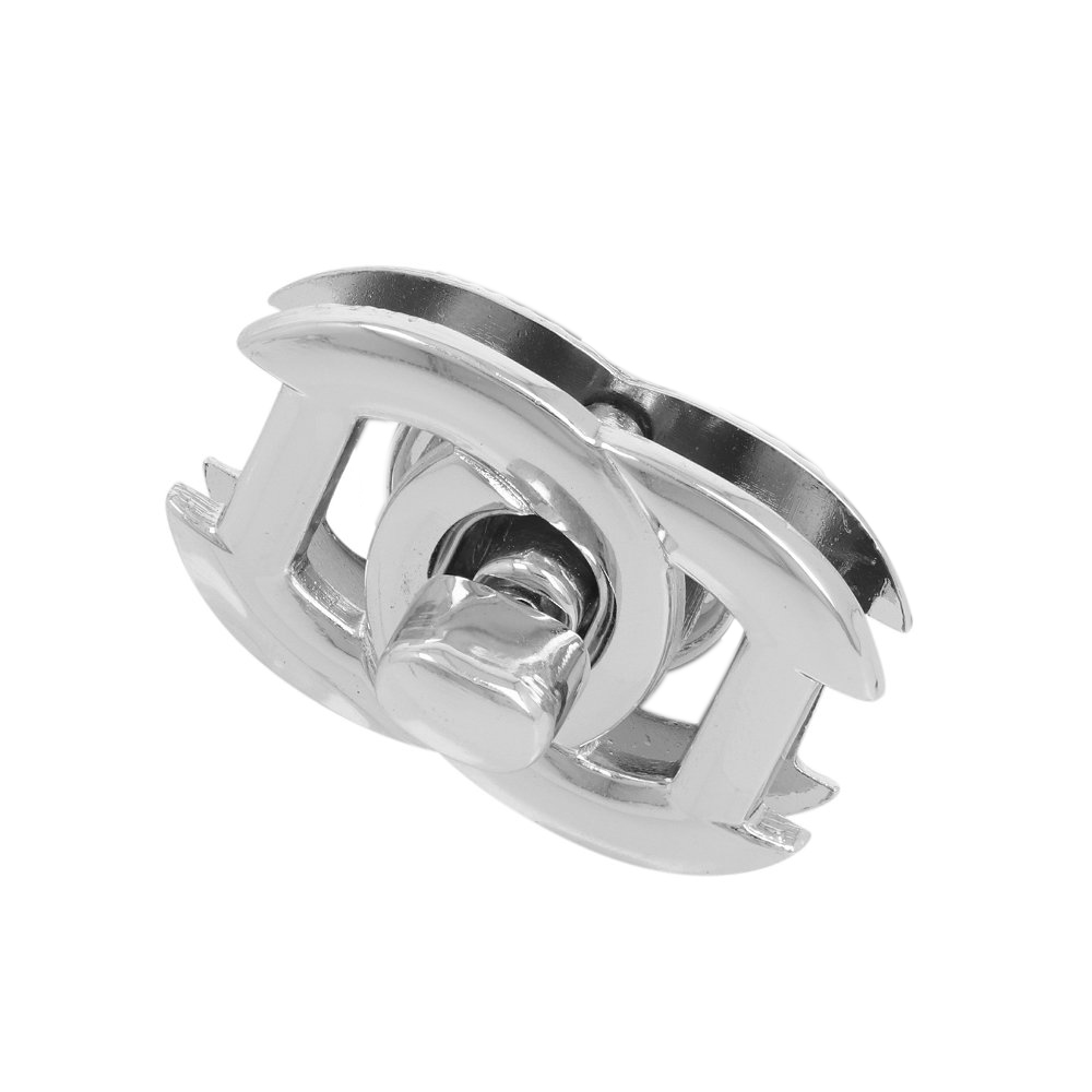 drehverschluss silber oval 37x25mm | 1st