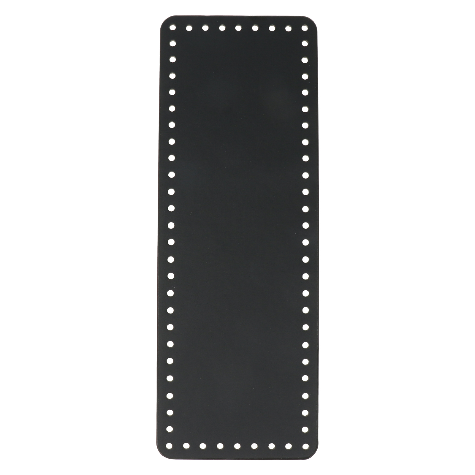 pu leather bottom bag black 31x11cm | 1pc