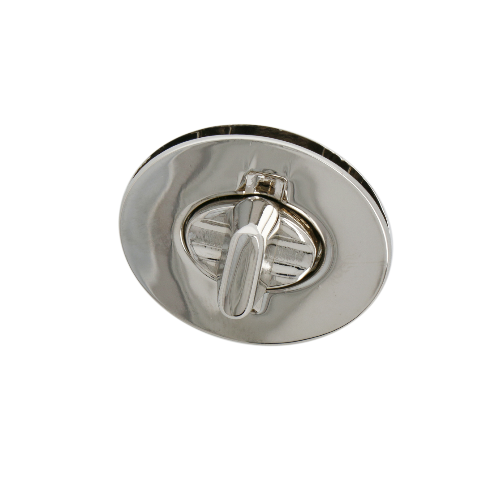 drehverschluss silber oval 35x27mm | 1st