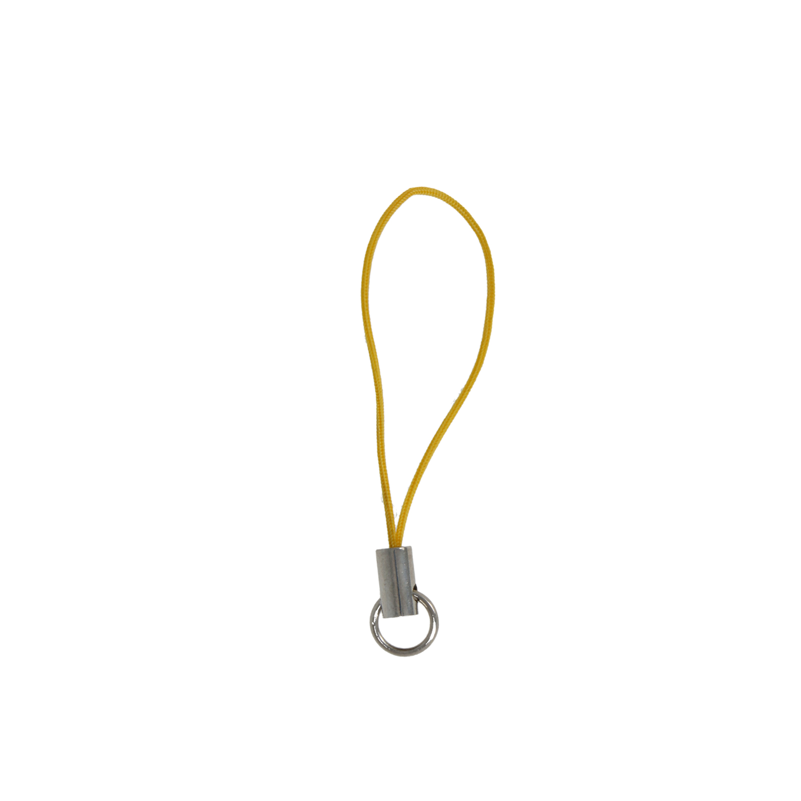 silver plated phone mobile yellow straps | 5pc