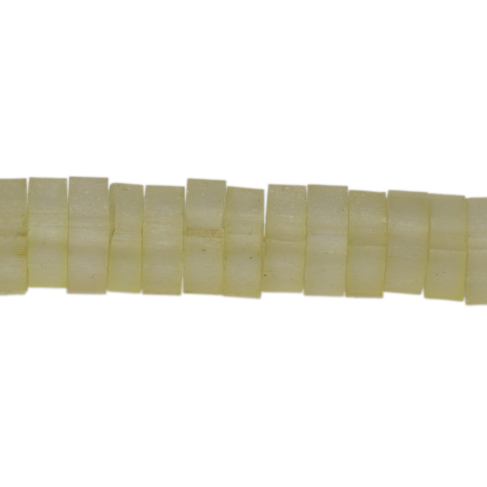 harz perlen sea glass leinen- quadrat slice 13mm | 25st