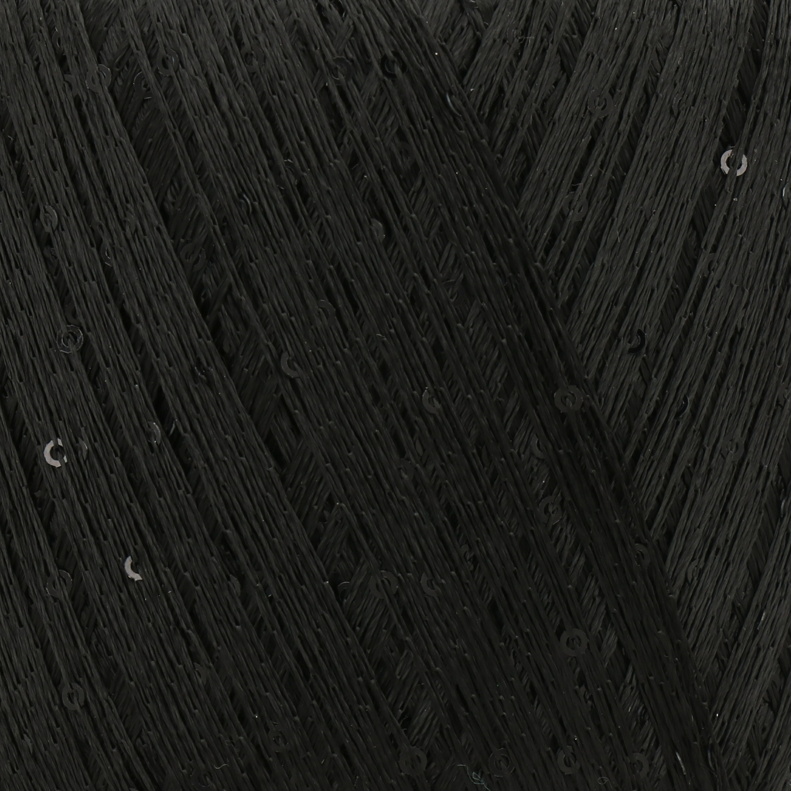 lana gatto paillettes - black (8606) - 25gr (195mt) | 1pc