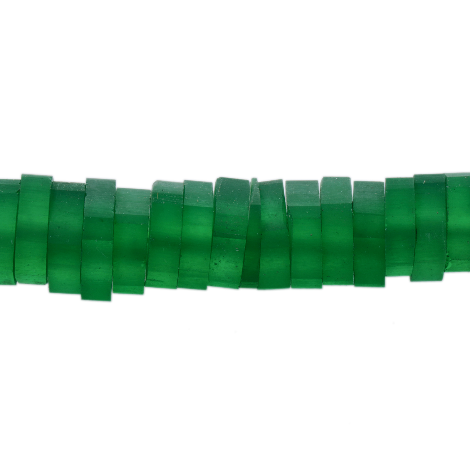 harz perlen sea glass grün quadrat slice 13mm | 25st