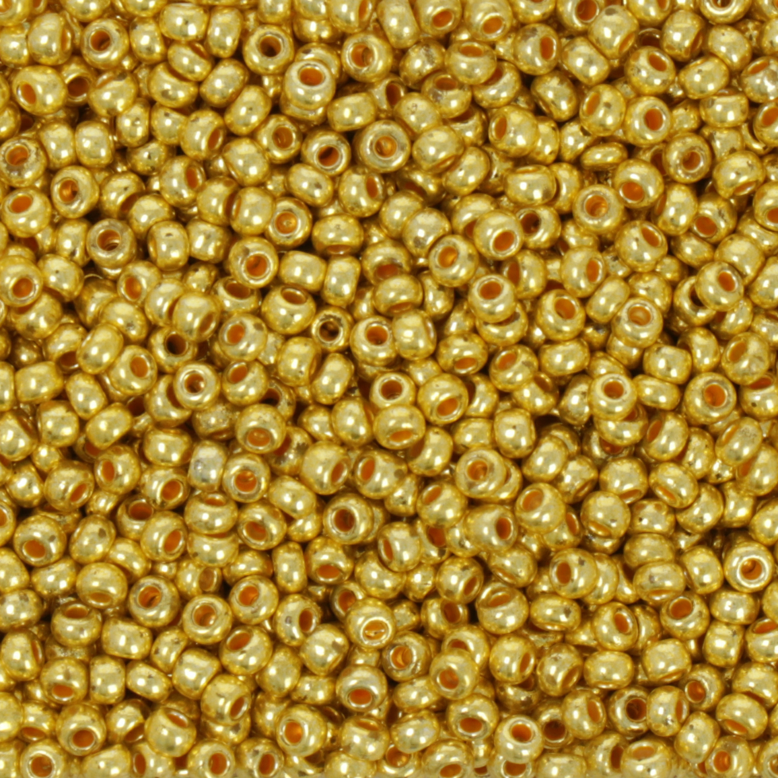 sattperlen preciosa rocailles 11/0 metallic zest terra | 20gr