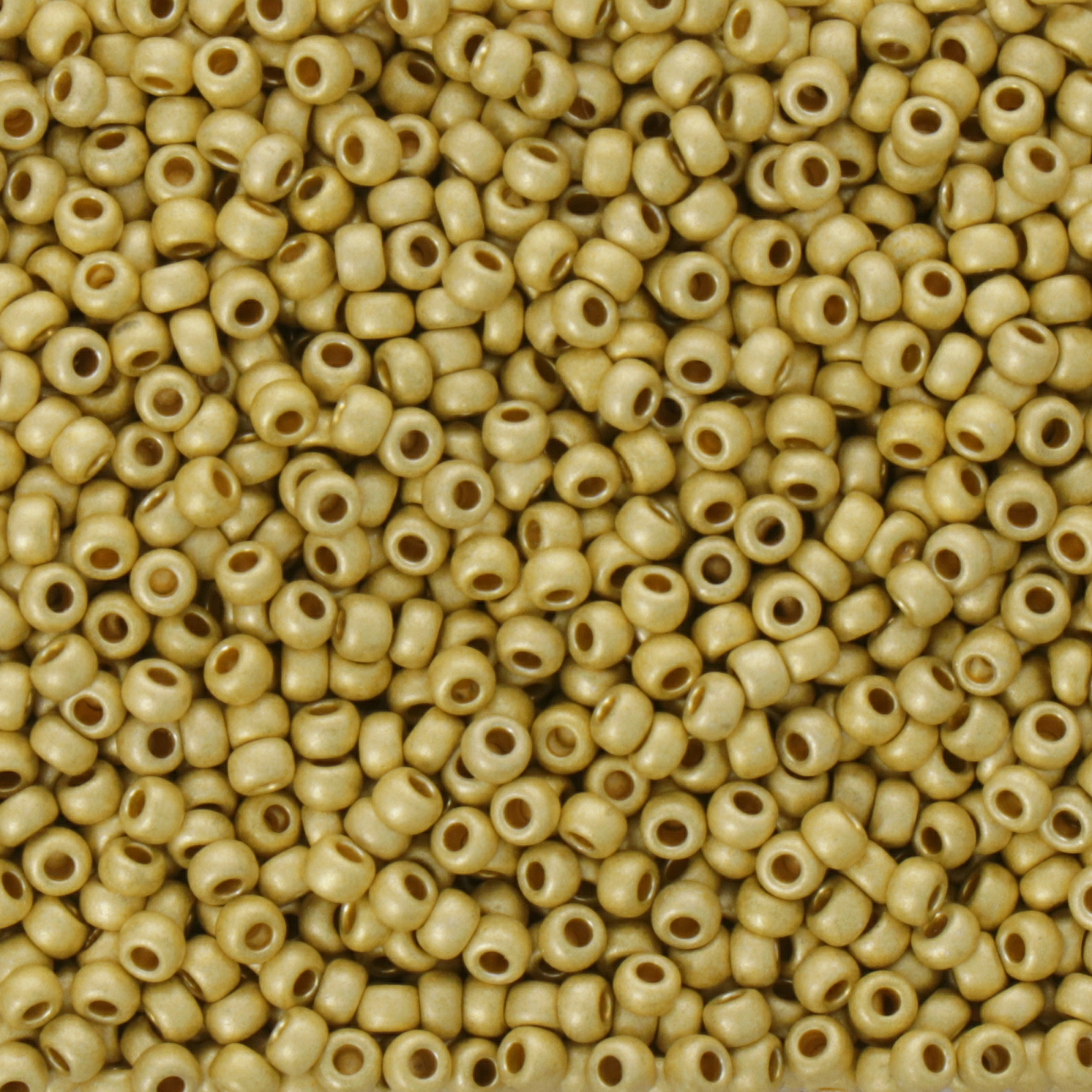 sattperlen preciosa rocailles 11/0 matte metallic zest terra | 20gr