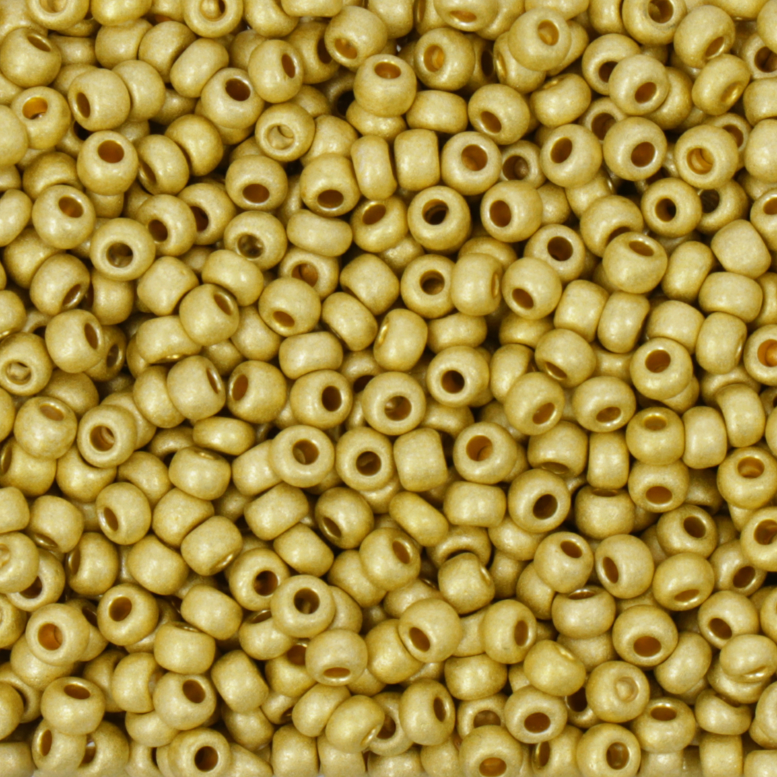 sattperlen preciosa rocailles 9/0 matte metallic zest terra | 20gr