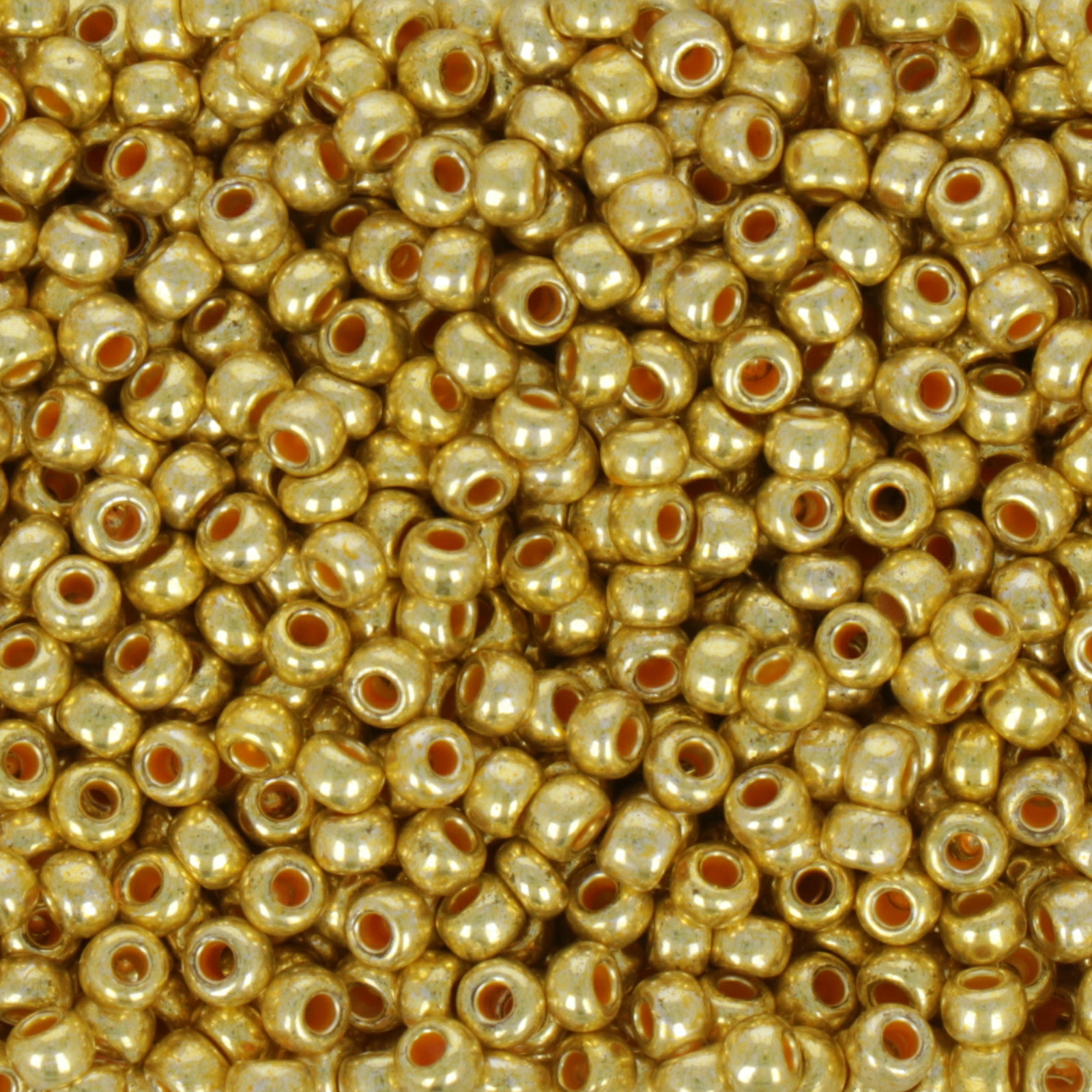 sattperlen preciosa rocailles 9/0 metallic zest terra | 20gr