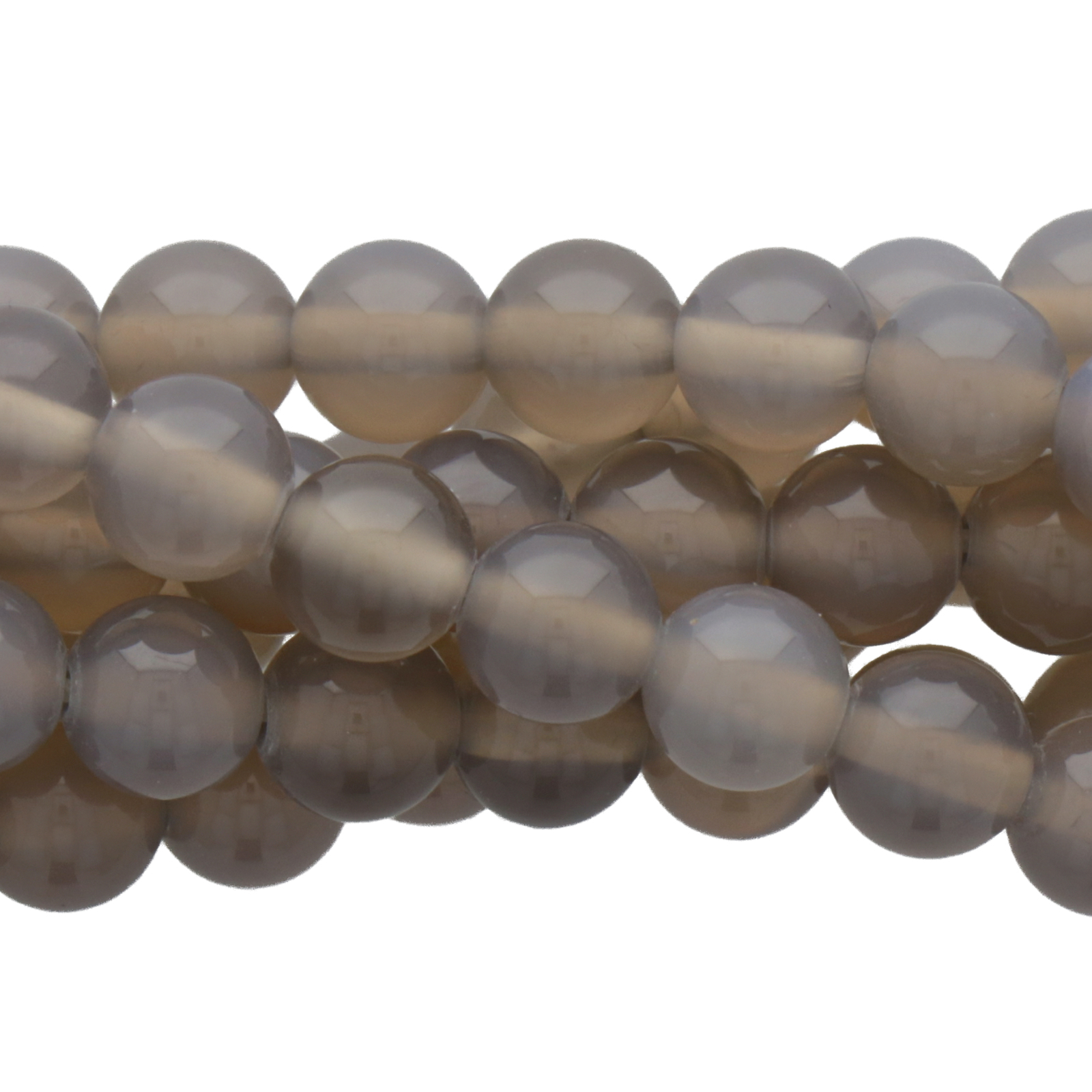 grau achat glatt runde 10mm | 12st