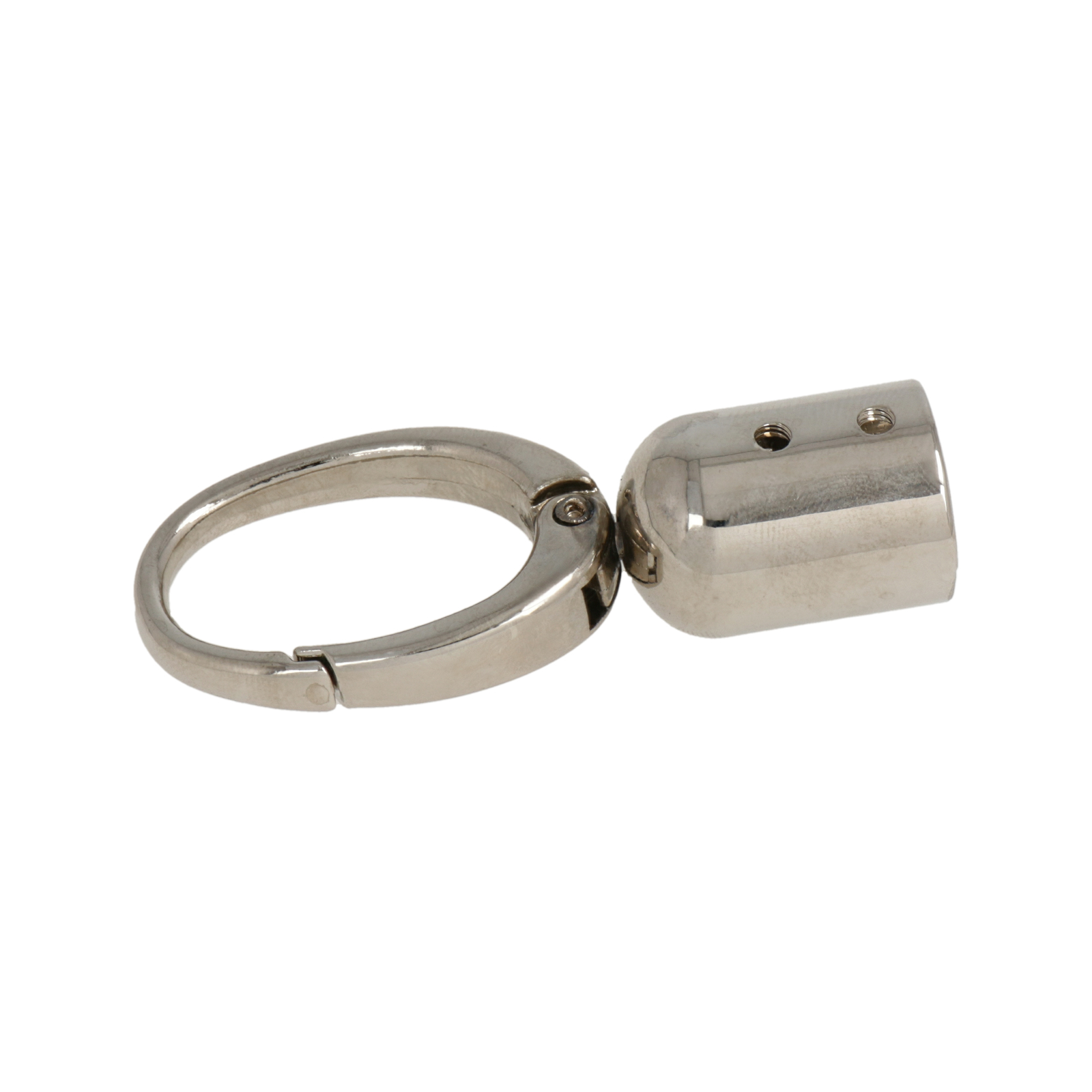 diy bag silver carabiner oval 64x24mm (inner 14mm) | 1pc