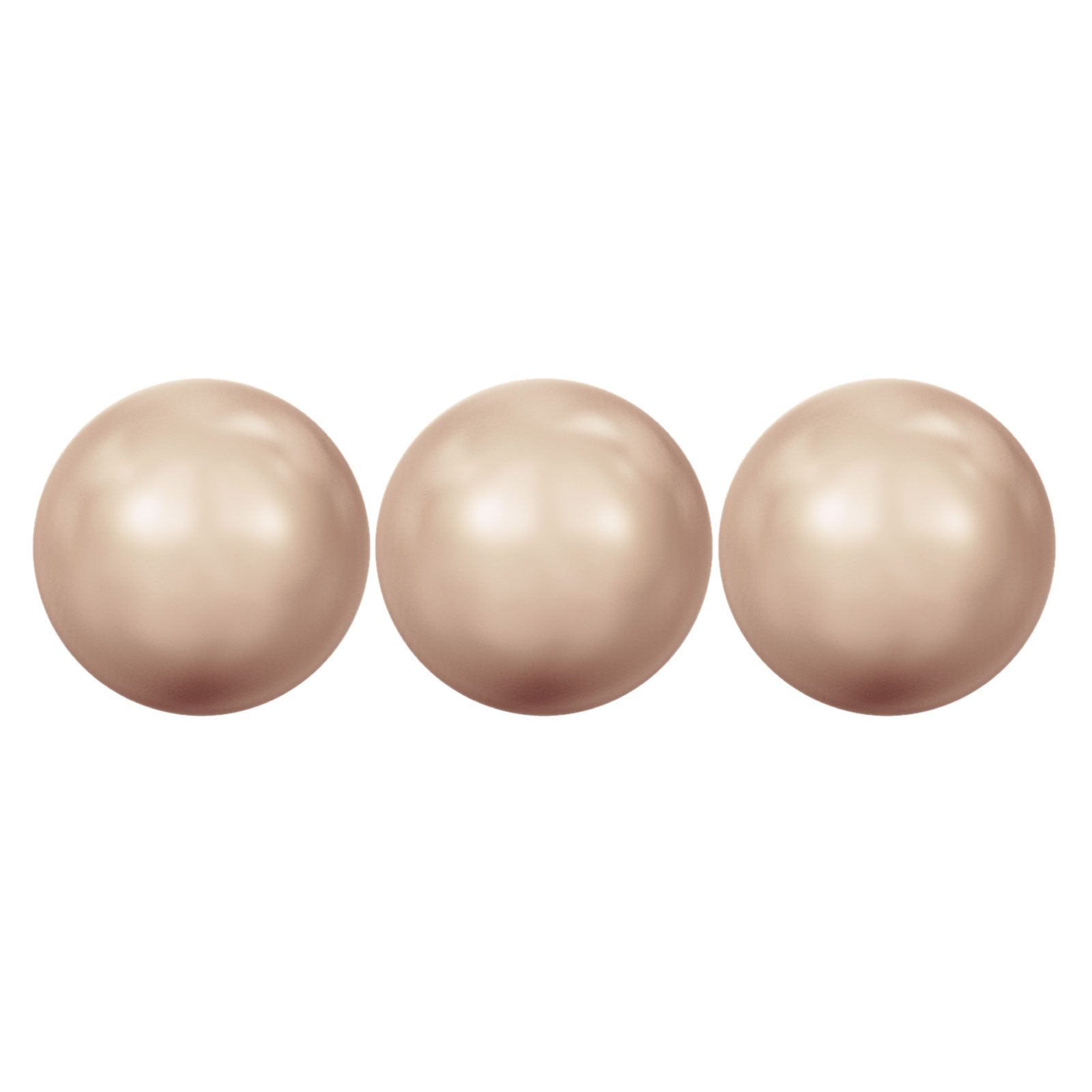 runde perlen (5810) rose gold 10mm | 5st