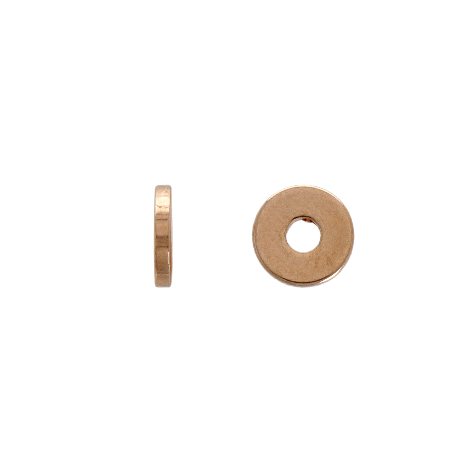 trennperle heishi rose gold 6x1mm | 15st