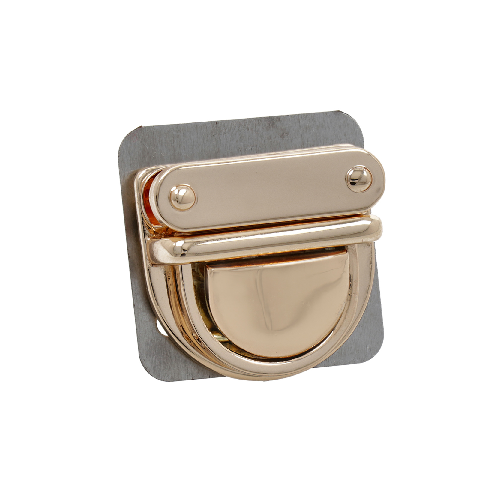 bag clasp gold tuck lock 30x28mm | 1pc