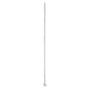 kettelstifte rhodium versilbert 100mm - wire 0,73mm | 40st