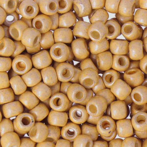 rocaille toho seed beads 6/0 permanent finish matte galvanized starlight (pf557f) | 10gr