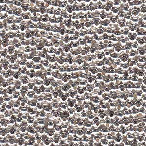 metal seed beads 8/0 silver | 5gr