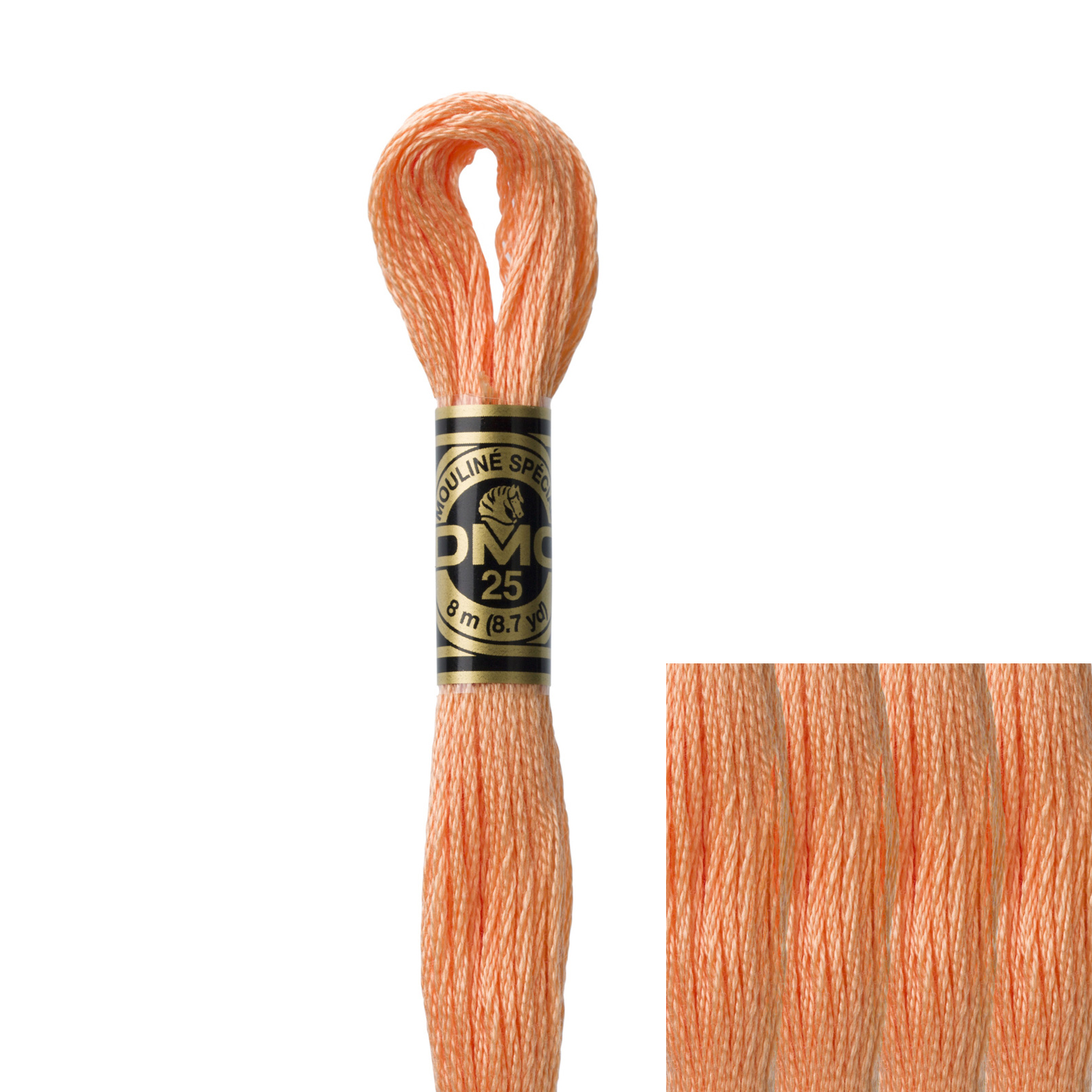 embroidery cotton mouliné spécial dmc - 3825 - 8mt | 1pc